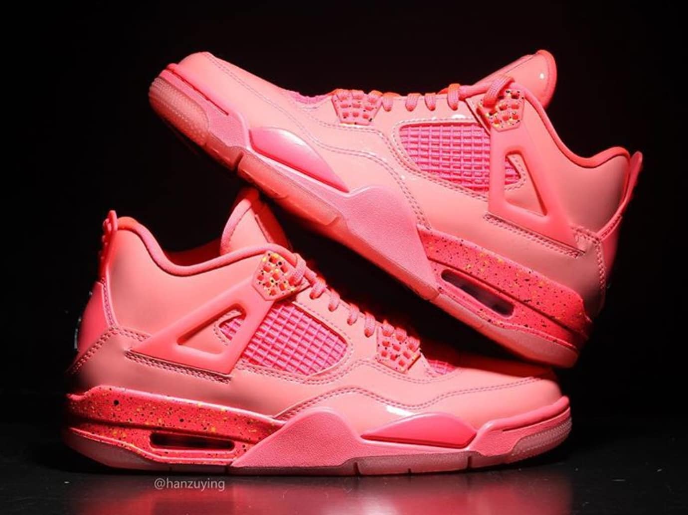 Giày Nike Wmns Air Jordan 4 Retro NRG 'Hot Punch' AQ9128-600 - Ảnh 4