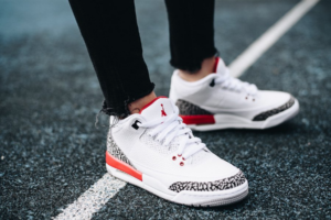 Alternative view of Giày Nike Air Jordan 3 Retro GS 'Hall of Fame' 398614-116