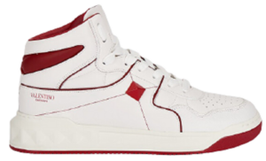 Giày Valentino Garavani One Stud White Red Sneakers WY2S0E63NWNR81