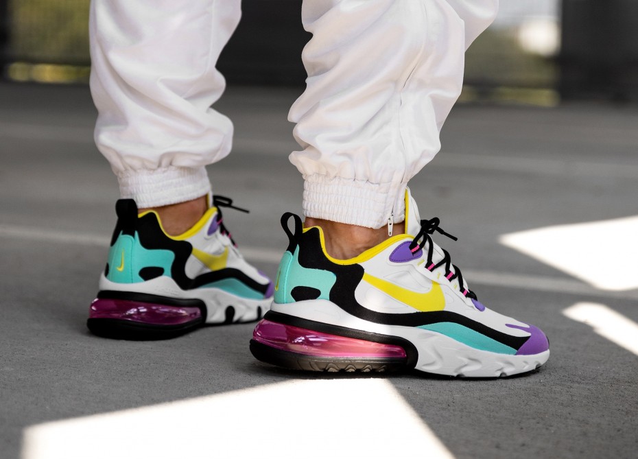 Giày Nike Air Max 270 React 'Geometric Abstract' AO4971-101 - Ảnh 2