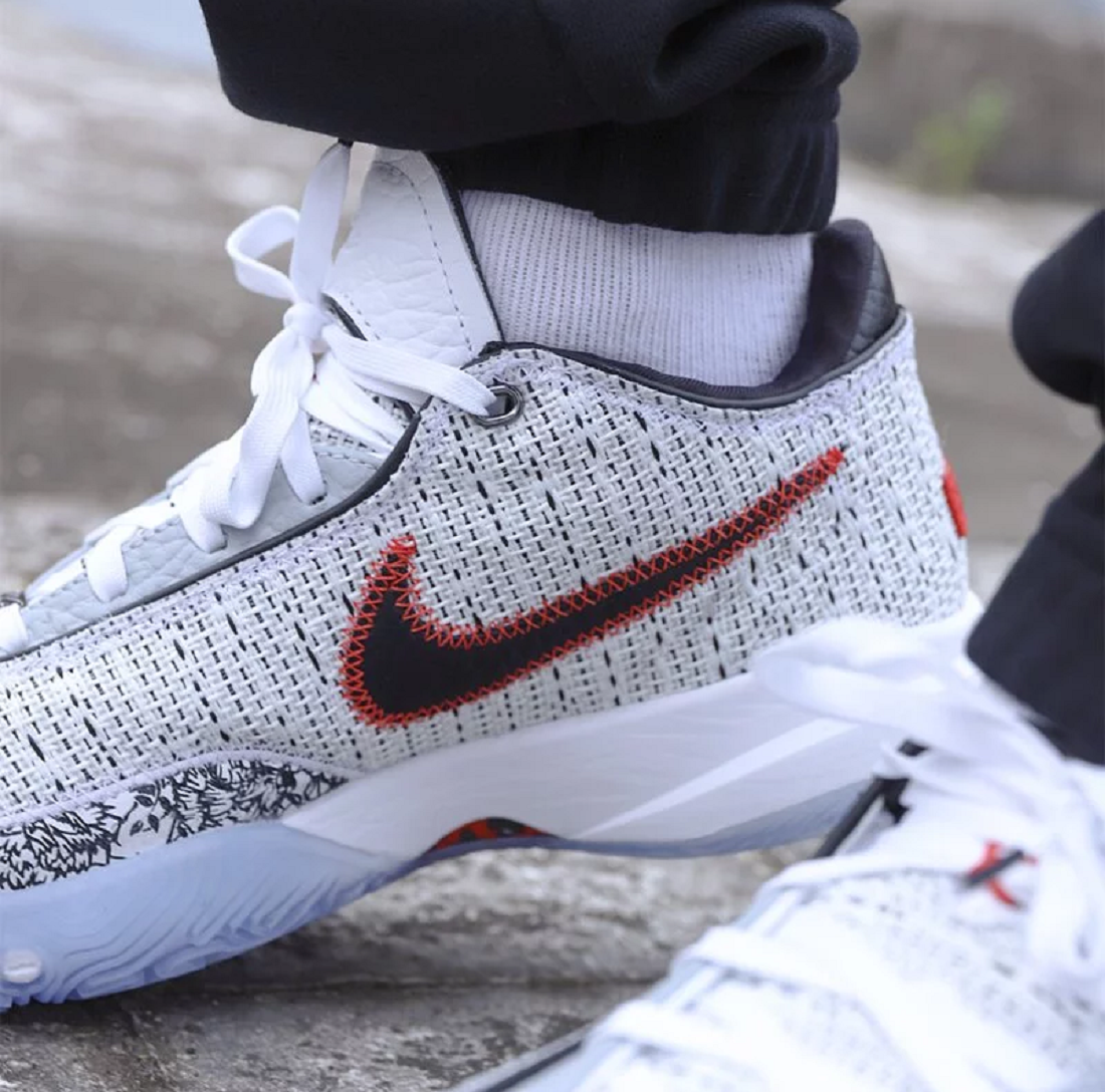 Giày Nike LeBron XX EP 'White Metalic Gold' DJ5422-100 - Ảnh 5