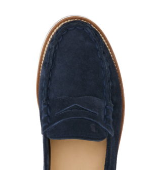 Alternative view of Giày Tod's Loafers In Suede Blue XXM02G0EG80RE0U805