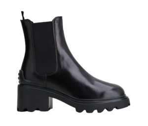 Giày Tod's Woman Black Ankle Boots Leather XXW08D0EA11AKTB999