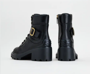 Alternative view of Giày Tod's Woman Black Boots in Leather XXW08D0EB33QGW42B999