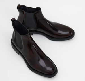 Alternative view of Giày Tod's Woman Burgundy Ankle Boots in Leather XXW60C0DD50AKTR810