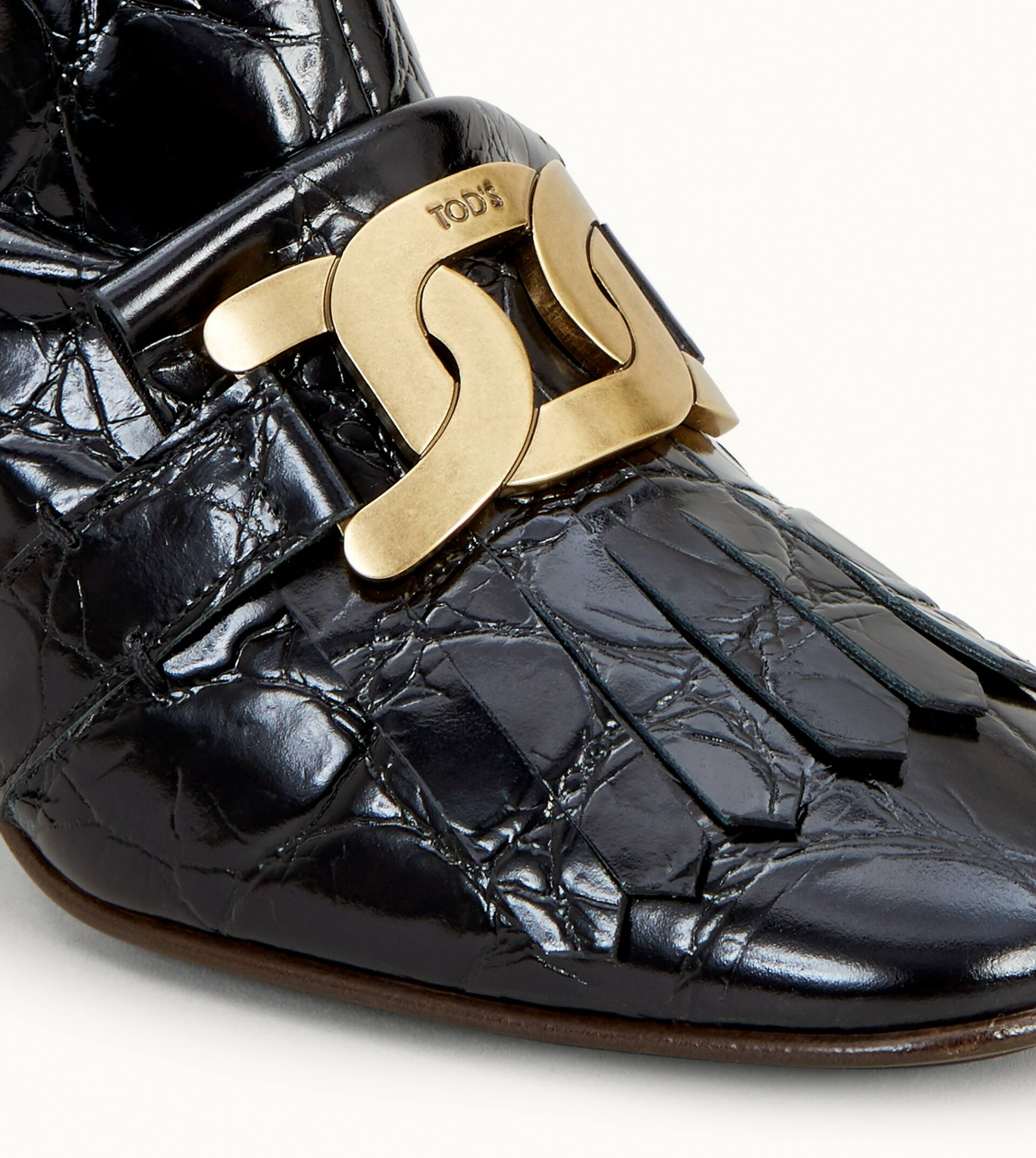 Giày Tod's BLACK LEATHER ANKLE BOOTS XXW71C0DH90XLXB999 - Ảnh 6