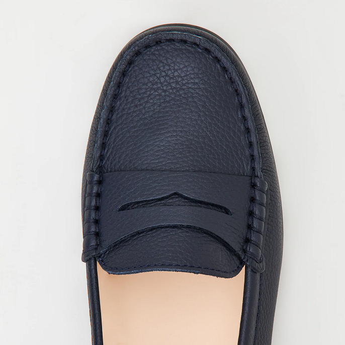 Giày Tod's Moccasin Woman City Cushion Tod's Blue Leather XXW74B000105J1U824 - Ảnh 2