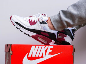 Alternative view of Giày Nike Air Max 90 'Recraft New Maroon' CT4352-104