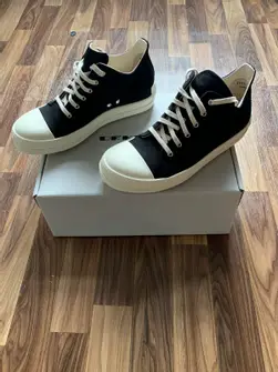 Giày Rick Owens DRKSHDW Phlegethon Low 'Black' DU21S2802 TNAPH2 911 - Ảnh 5