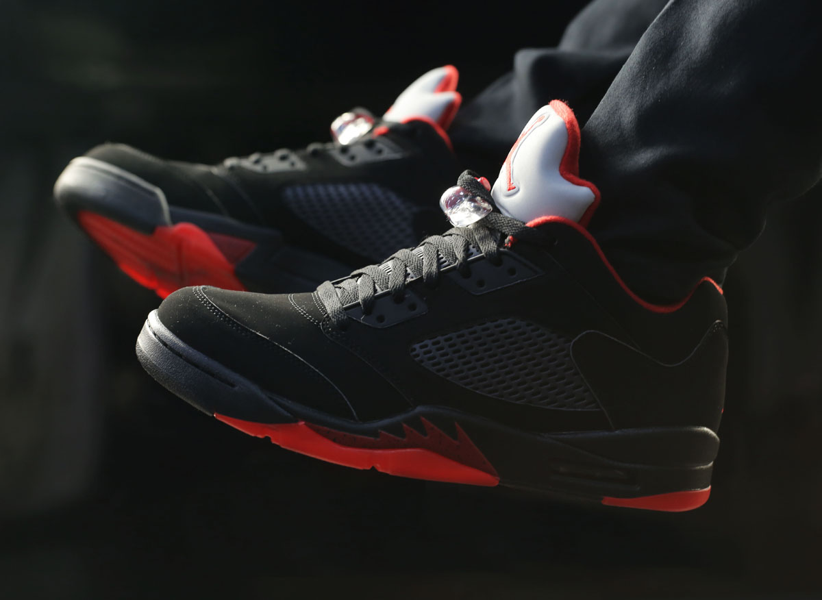 Giày Nike Air Jordan 5 Retro Low BG 'Alternate 90' 314338-001 - Ảnh 5