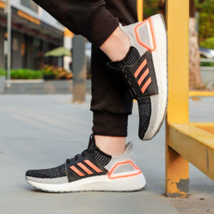 Alternative view of Giày Adidas UltraBoost 19 'Core Black Solar Orange' G27516