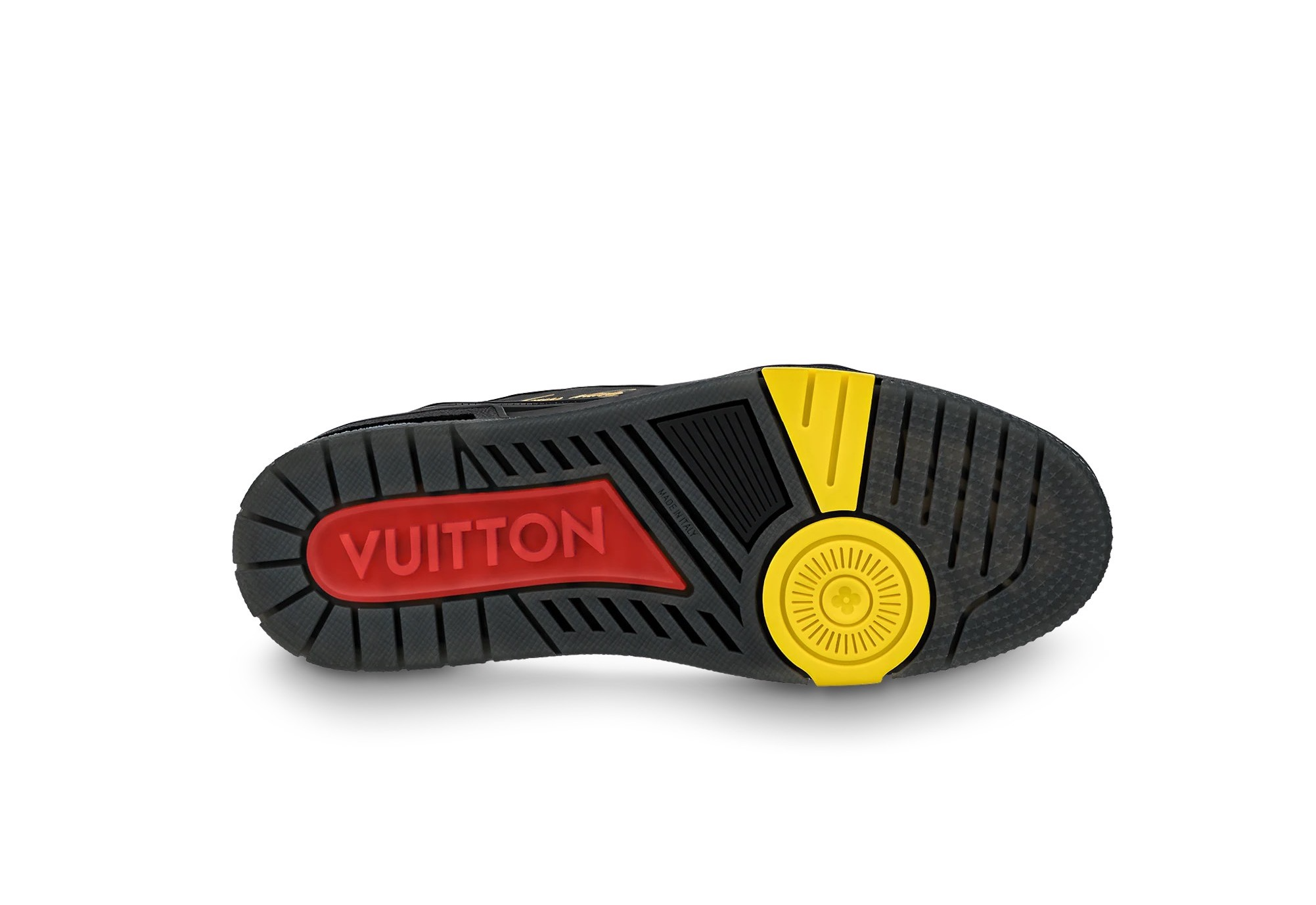 Giày Louis Vuitton LV Trainers 2021 'Black Yellow' 1A8ZQ9 - Ảnh 7