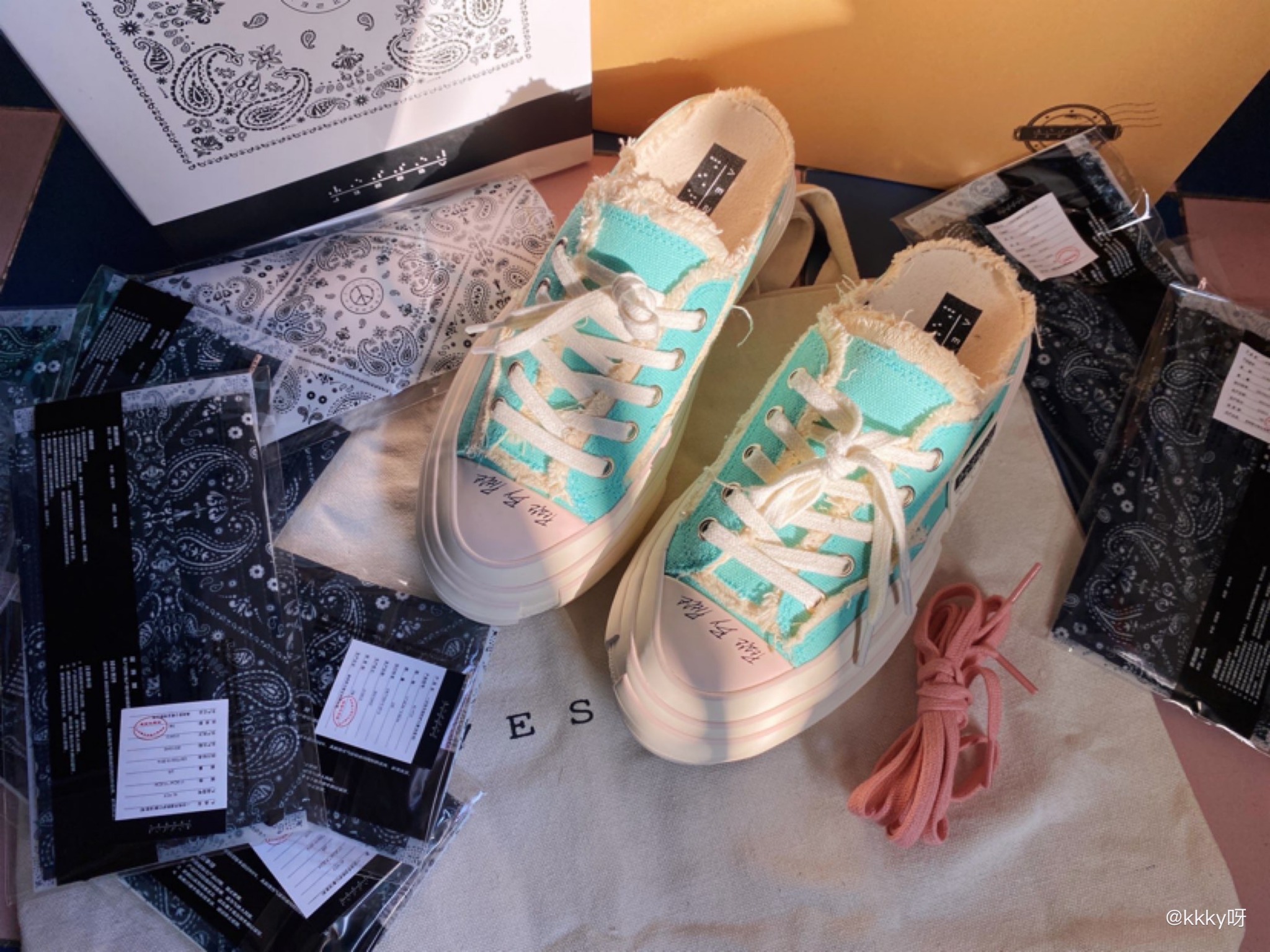 Giày xVESSEL G.O.P Slip On Blue S21X17B - Ảnh 10