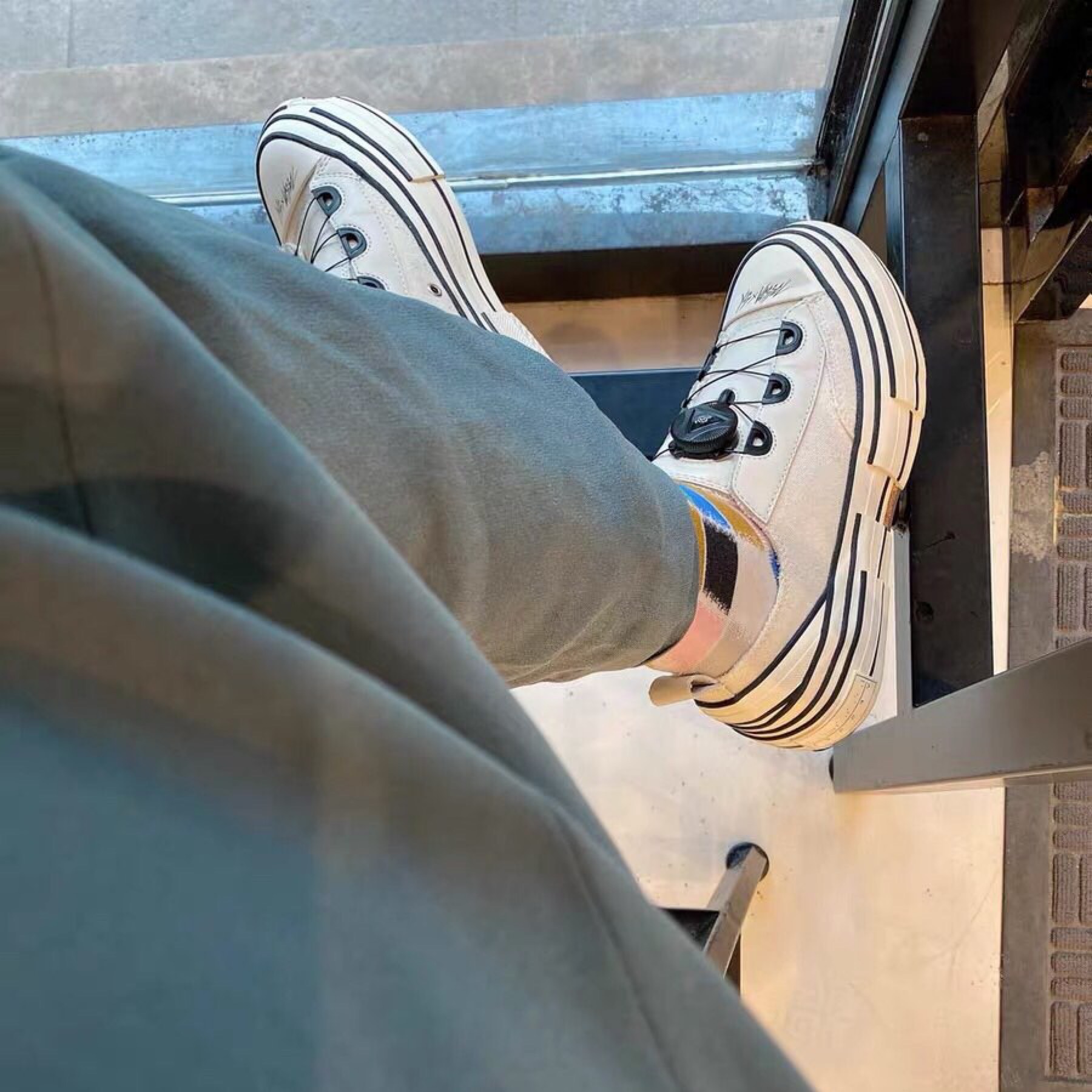 Giày xVESSEL G.O.P. LOWS for Y'S White YR-E02-092 - Ảnh 6