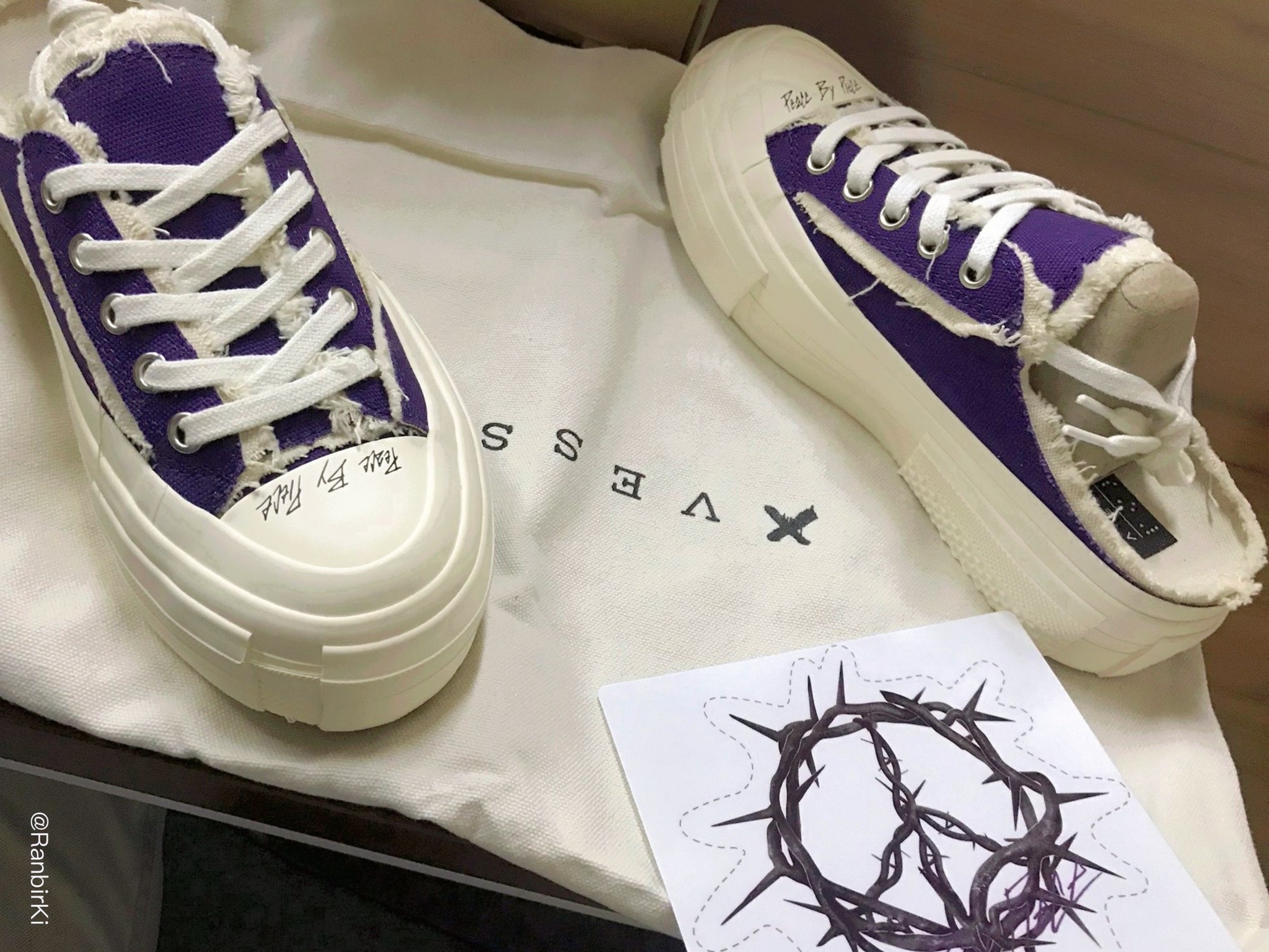 Giày xVESSEL G.O.P Slip On Purple S20X005V - Ảnh 5