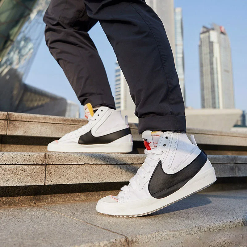 Giày Nike Blazer Mid '77 Jumbo 'White Black' DD3111-100 - Ảnh 3