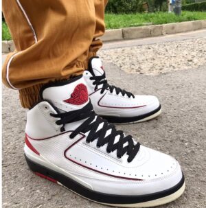 Alternative view of Giày Nike Air Jordan 2 Retro QF 'Varsity Red' 2010 395709-101