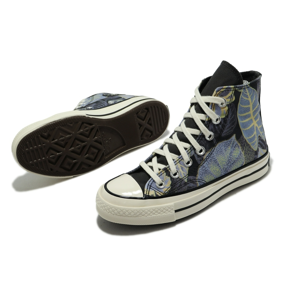 Giày Converse Chuck 70 HI Tropical 'Leaf Grey Blue' A00482C - Ảnh 2