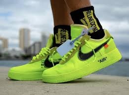 Giày Nike Air Force 1 Low Off-White Volt AO4606-700 - Ảnh 6