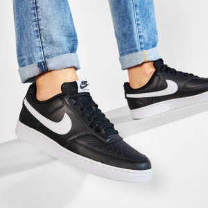 Alternative view of Giày Nike Court Vision Low 'Black White' CD5463-001