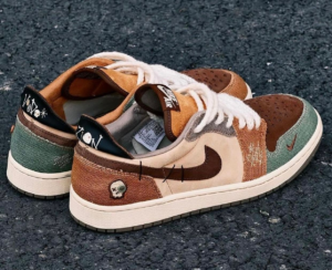 Giay Nike Zion Williamson x Air Jordan 1 Retro Low OG 'Voodoo' DZ7292-200