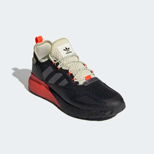 Giày Adidas ZX 2K Boost 'Black Solar Red' FV9999 - Ảnh 4