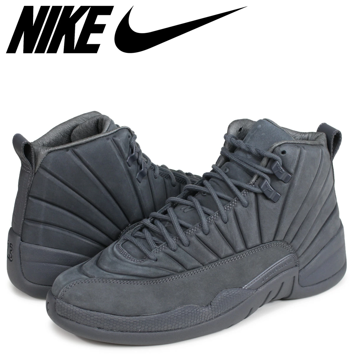 Giày Nike PSNY x Air Jordan 12 Retro 'Dark Grey' 130690-003 - Ảnh 2