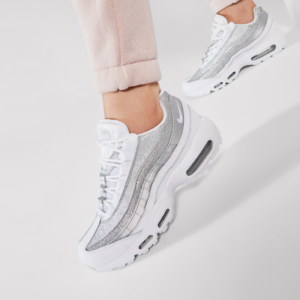 Alternative view of Giày Nike Air Max 95  Wmns White Metallic Silver DH3857-100
