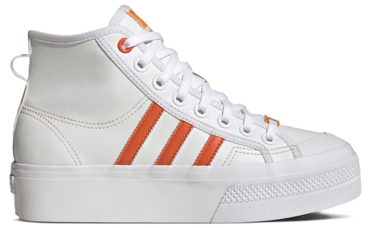 Giay Adidas Nizza Platform Mid Vegan 'Red' GY1897