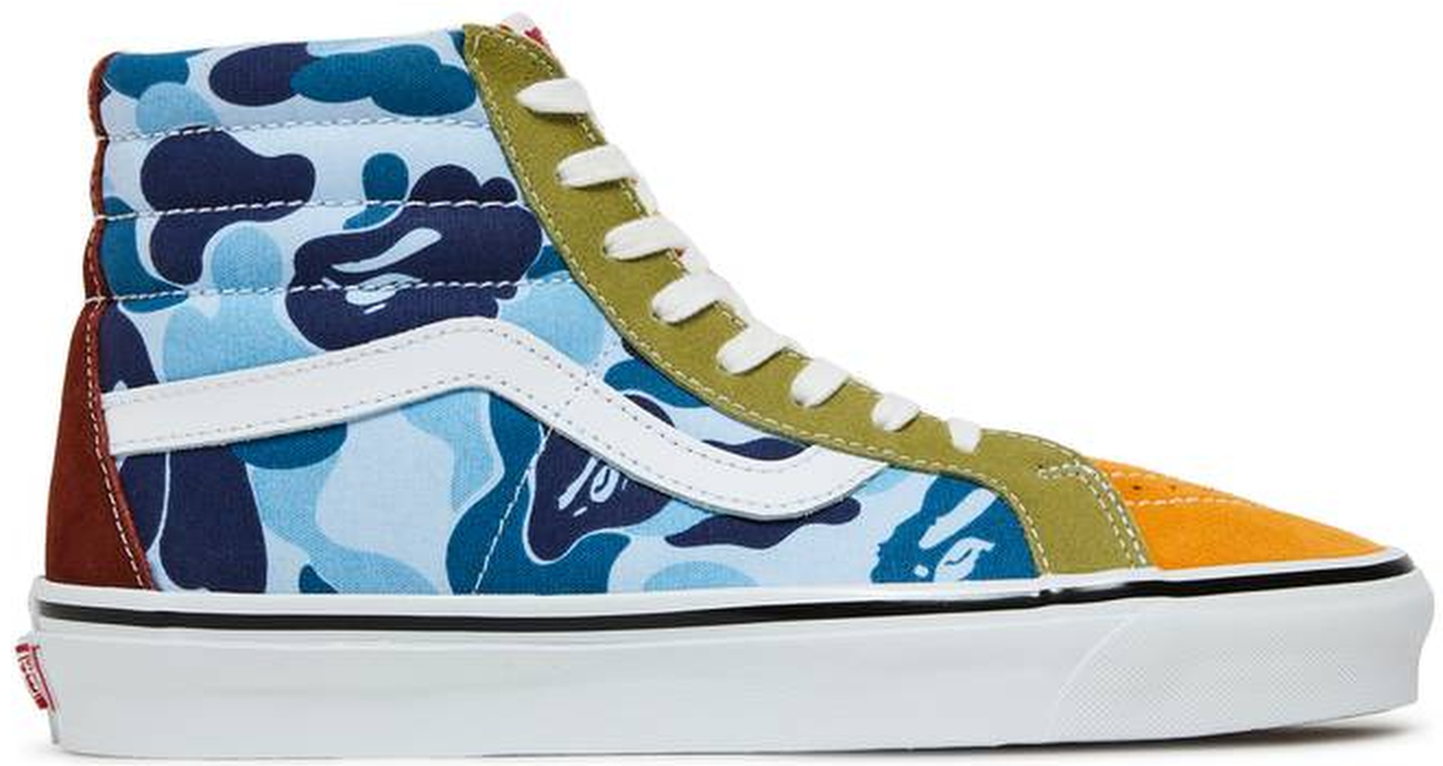 Giay Vans BAPE x Sk8-Hi 36 DX 'Multi Camo' VN0A38GF7BM