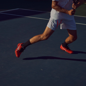 Alternative view of Giày Tennis Asics Solution Speed FF 2 'Electric Red' 1041A182-601