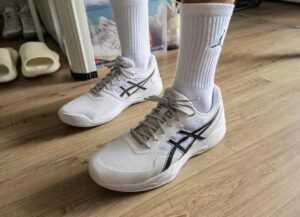 Alternative view of Giày Tennis Asics Gel Game 8 'White Black' 1041A192-101
