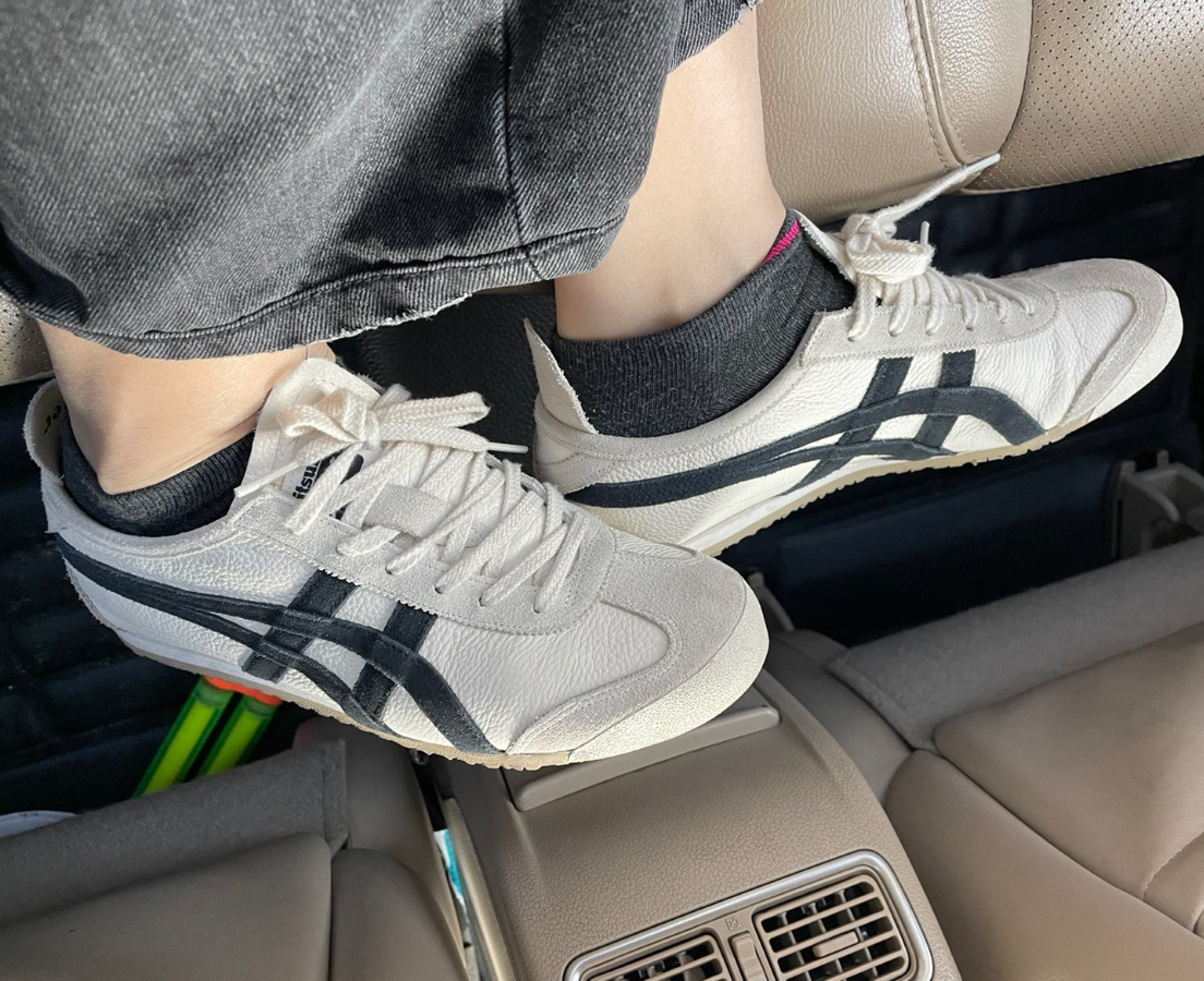 Giày Onitsuka Tiger Mexico 66 'White Black' 1183B391-200 - Ảnh 6