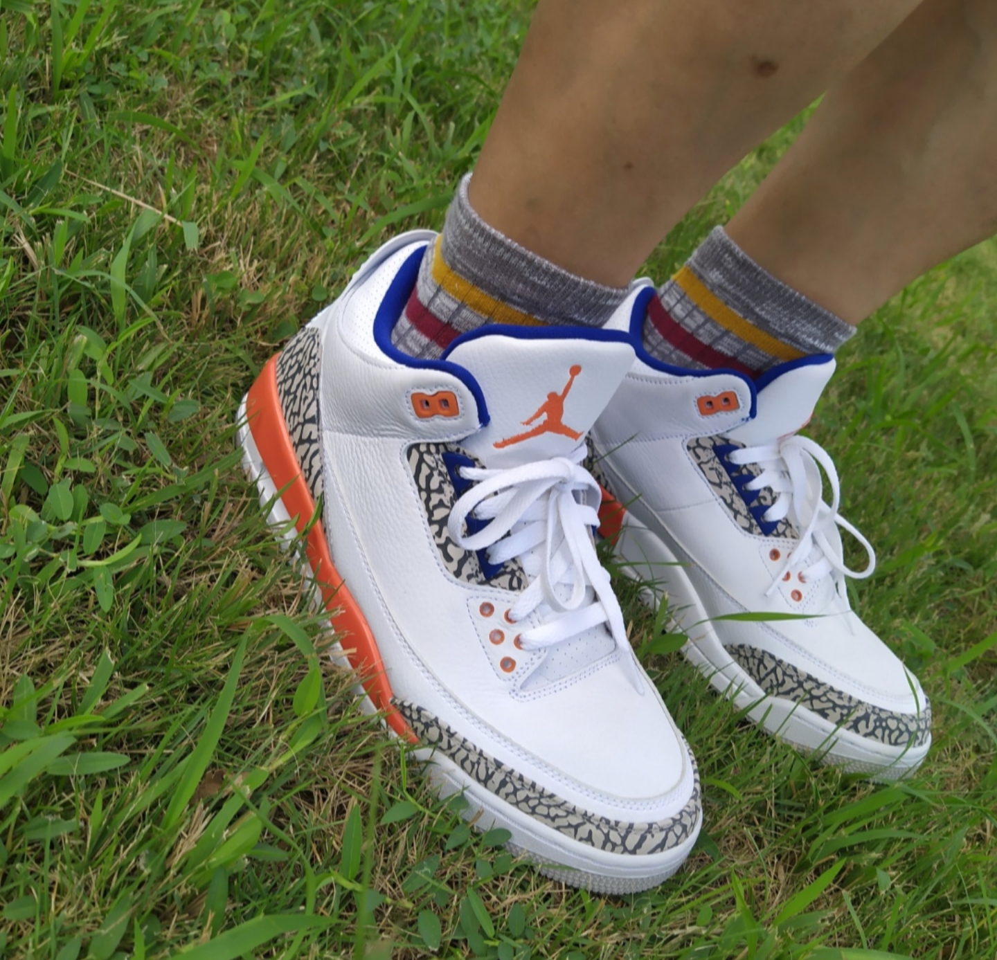 Giày Nike Air Jordan 3 Retro Knicks 136064-148 - Ảnh 6