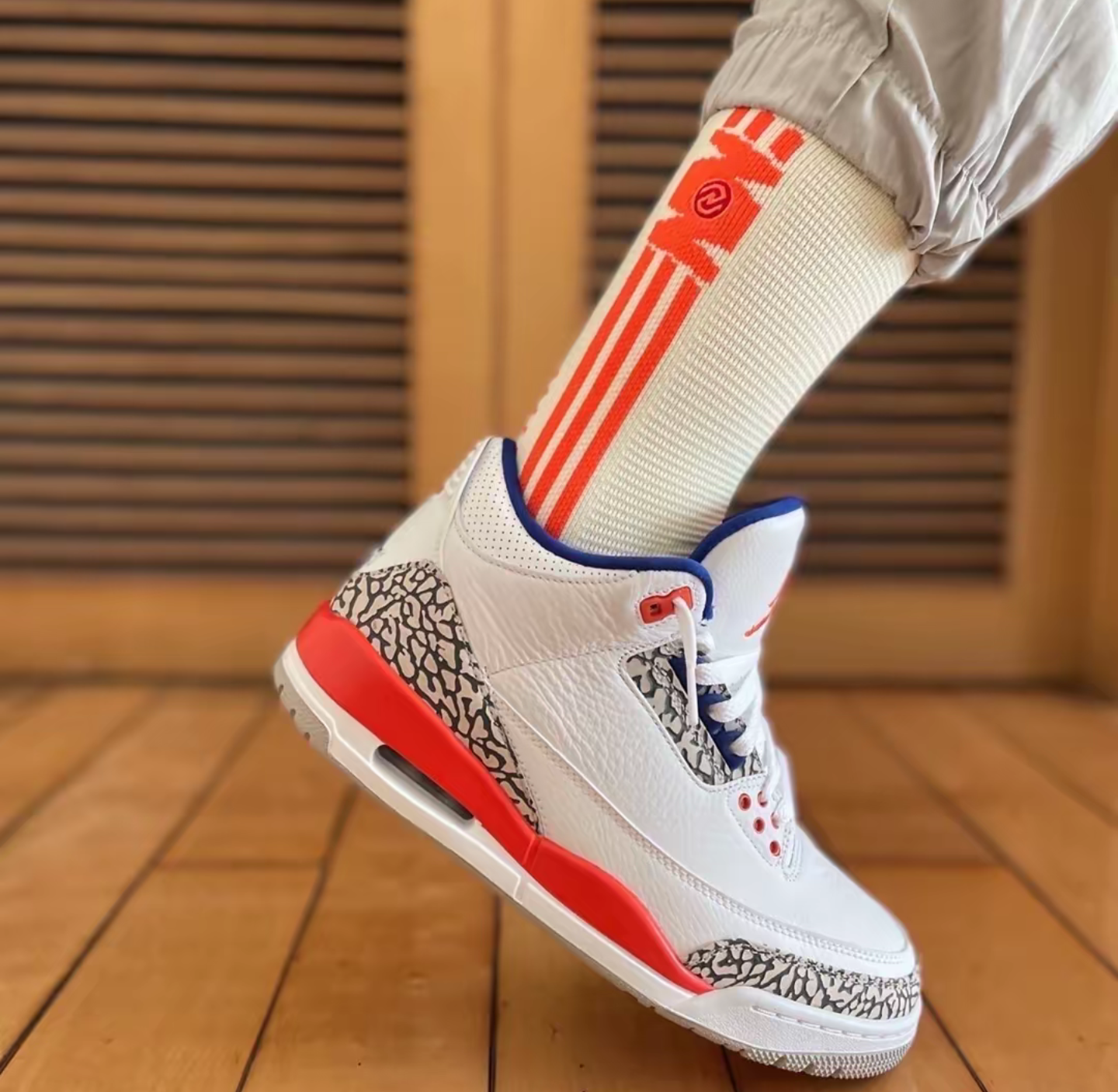 Giày Nike Air Jordan 3 Retro Knicks 136064-148 - Ảnh 7