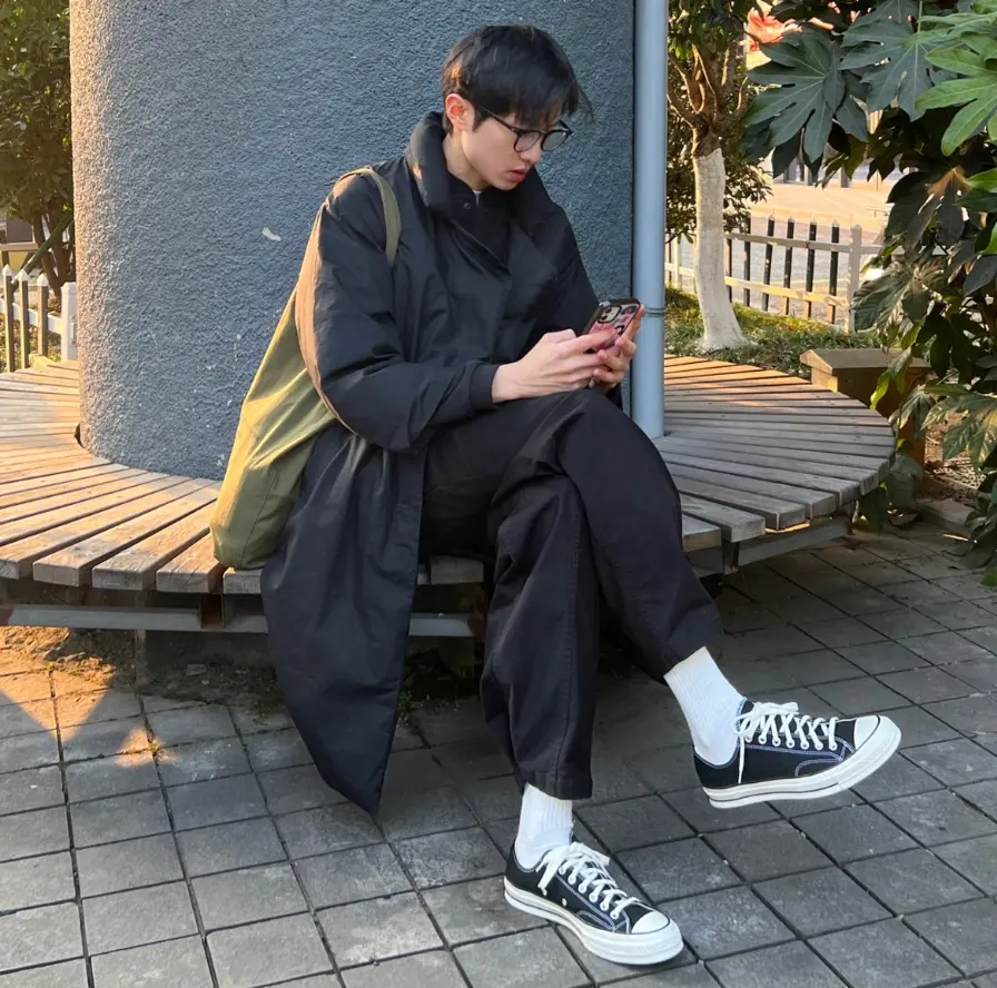 Alternative view of Giày Converse Chuck 70 Low 'Black' 162058C
