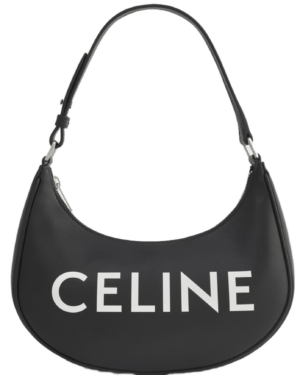 Túi Celine Ava Bag In Smooth Calfskin With Celine Print Black 193953DEE-38SI