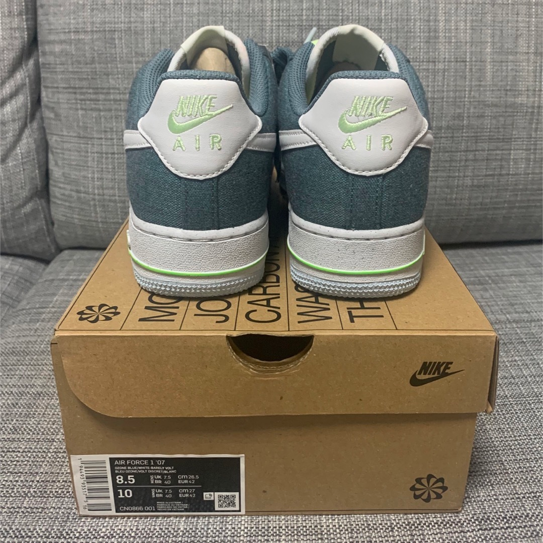Giày Nike Air Force 1 Low '07 'Recycled Canvas Pack Ozone Blue' CN0866-001 - Ảnh 5