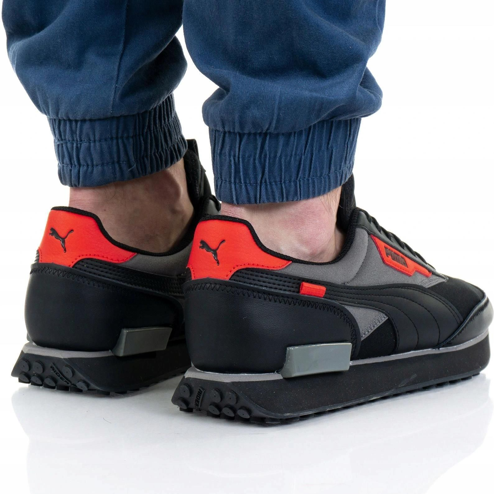 Giày Puma Future Rider Sprint 'Black High Risk Red' 374995-02 - Ảnh 2