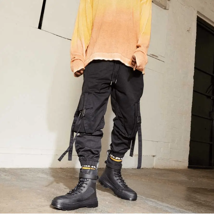 Alternative view of Giày  Dr. Martens Combs Tech Boots Black Element Poly Rip Stop 25656001