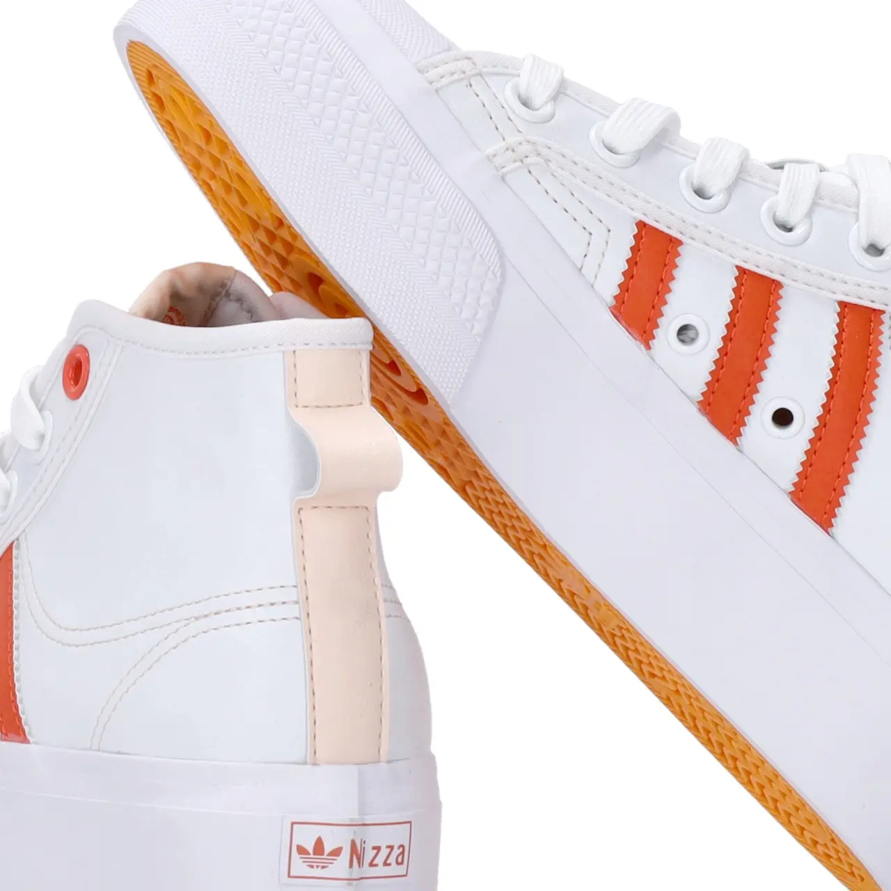 Giay Adidas Nizza Platform Mid Vegan 'Red' GY1897