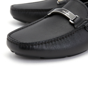 Alternative view of Giày Prada 21SS Saffiano Loafers 'Black' 2DD159-053-F0002