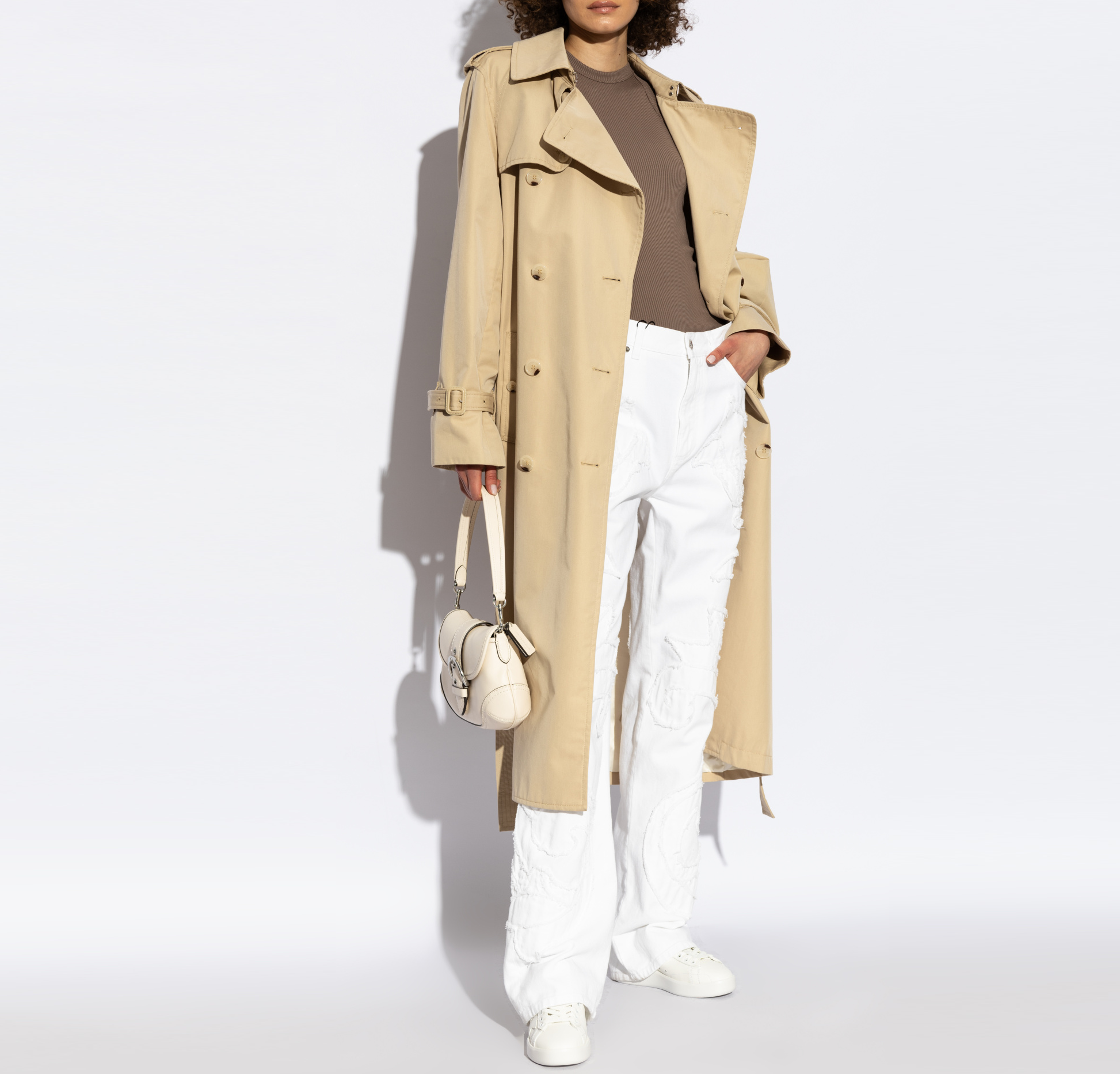 Alternative view of Giày Golden Goose WMNS Purestar 'White Silver' GWF00197 F000538 80185