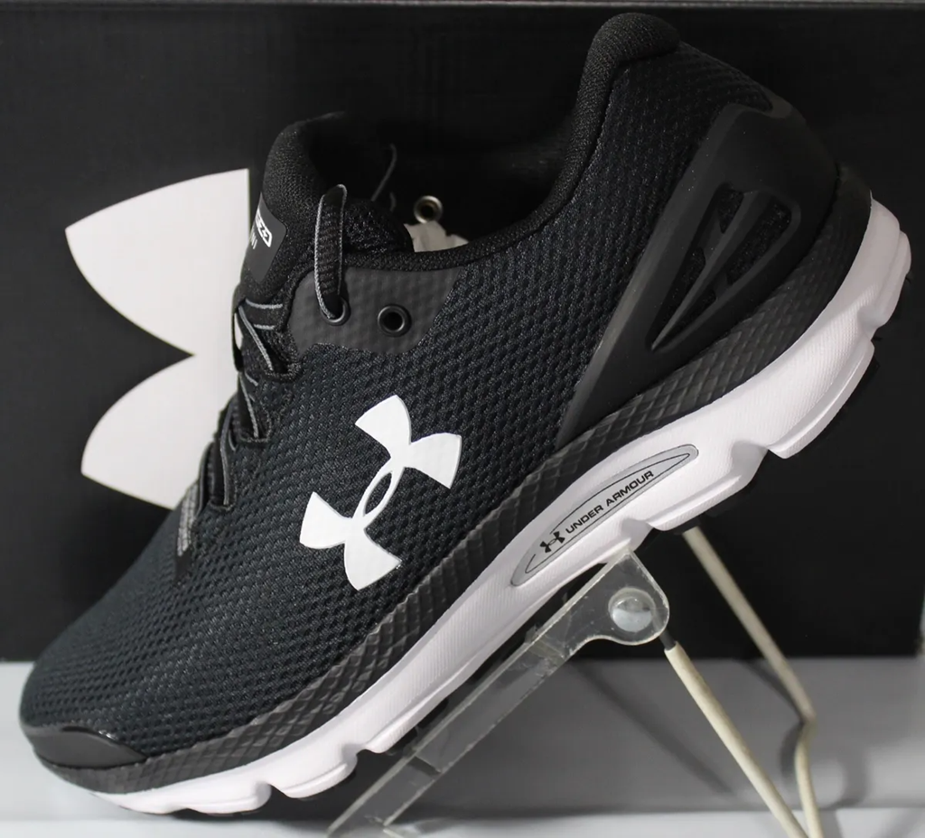 Giày Under Armour Charged Gemini 2020 Black White 3023276-001 - Ảnh 2