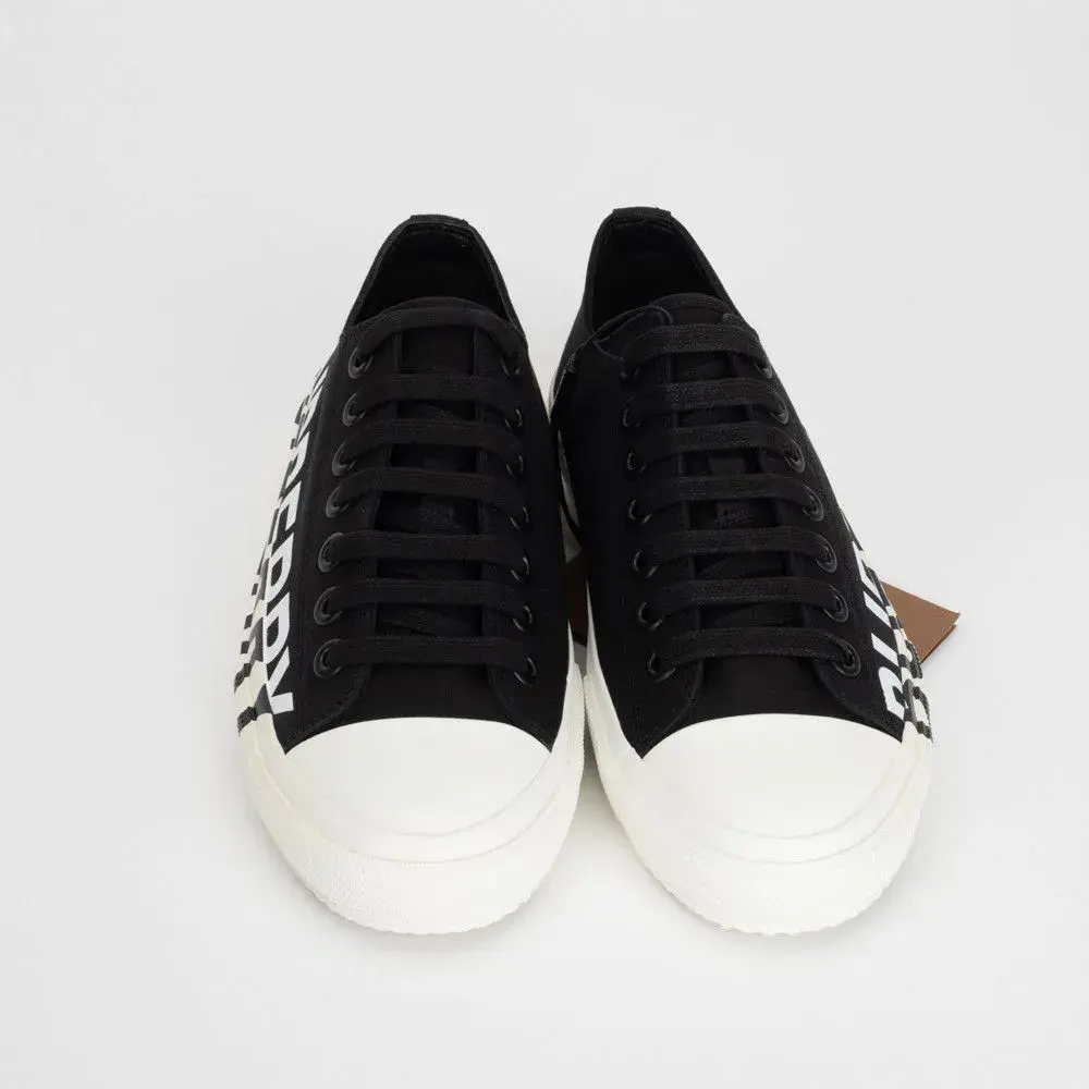 Alternative view of Giày Burberry Larkhall Low Top Lace Up Sneakers In Black 8045845