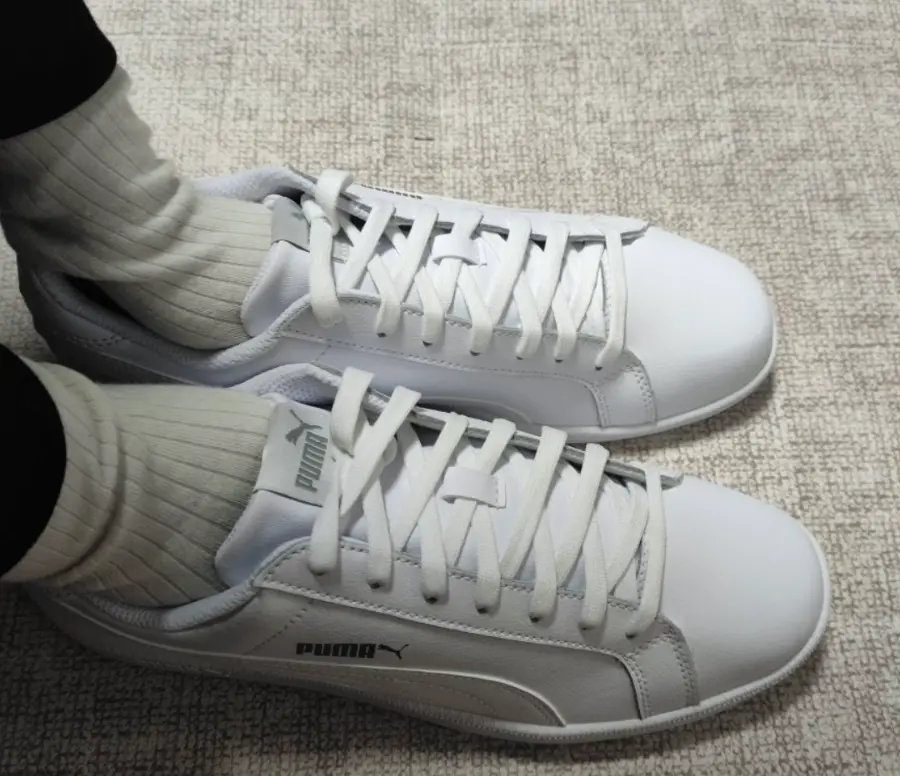 Alternative view of Giày Puma Classic Retro Smash L White Trainers 356722-02