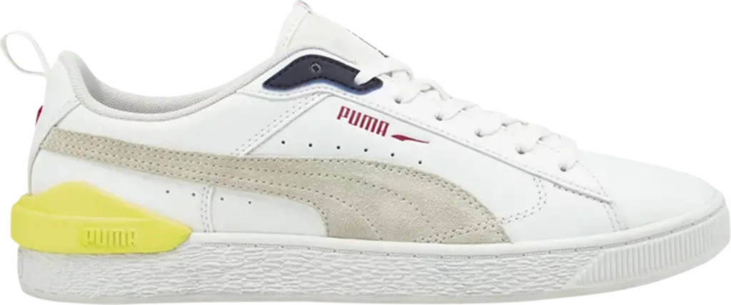 Giay Puma Suede Block White Yellow 380705-01