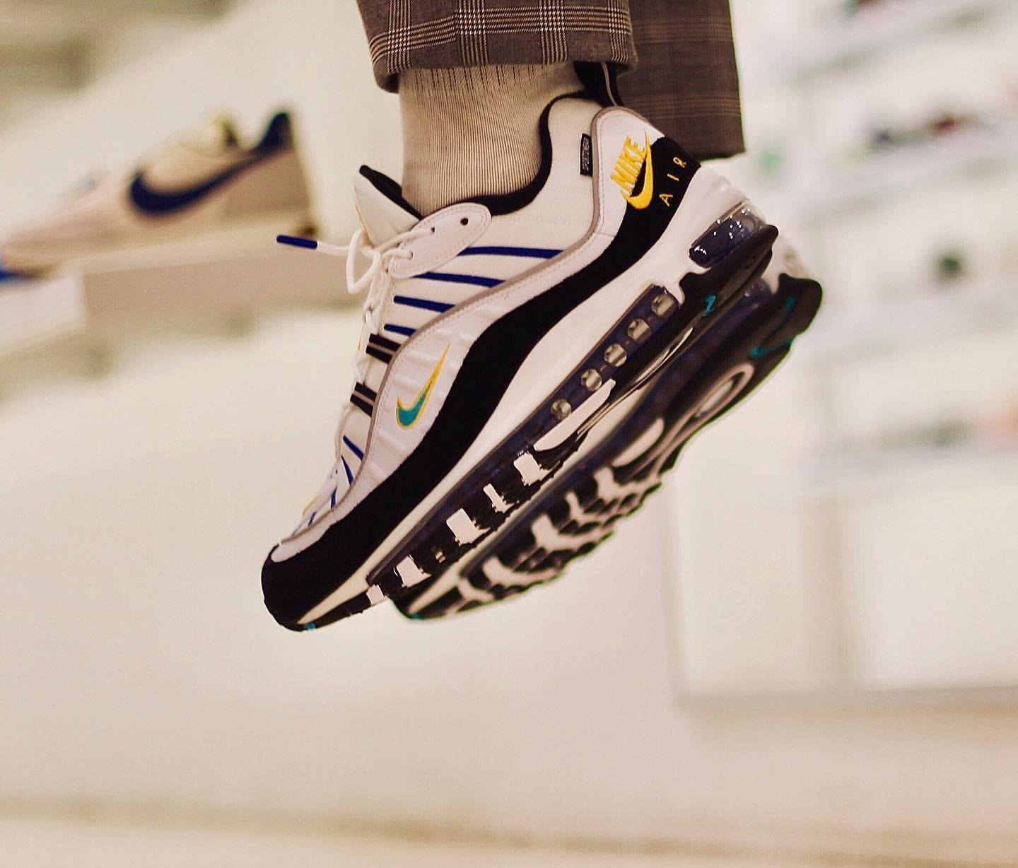 Giày Nike Wmns Air Max 98 Premium 'Teal Nebula' CI1901-102 - Ảnh 2