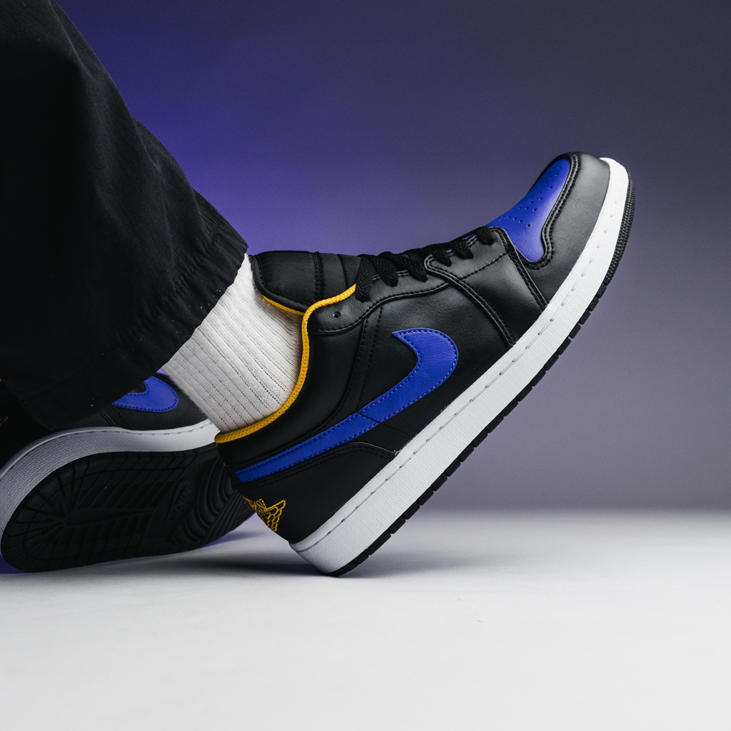 Giay Nike Air Jordan 1 Low 'Lakers' 553558-075