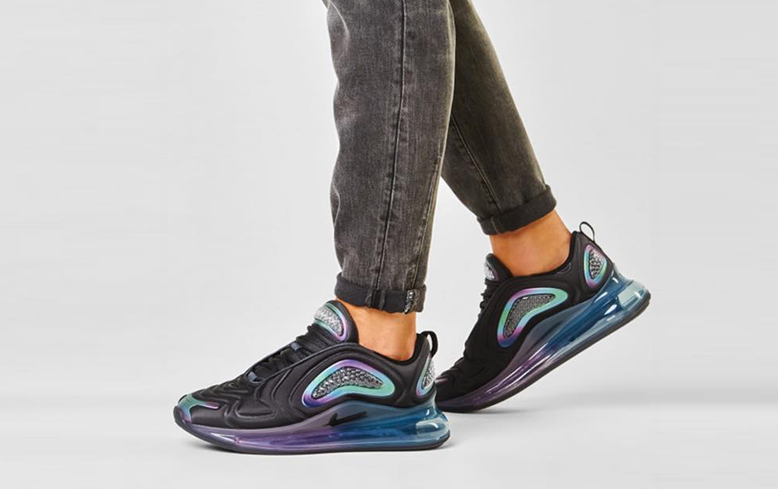 Alternative view of Giày Nike Air Max 720 GS 'Bubble Pack Black' CT9635-001